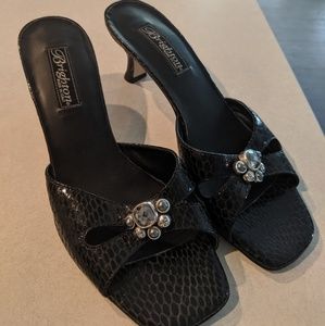 Brighton Throne Black Sandals